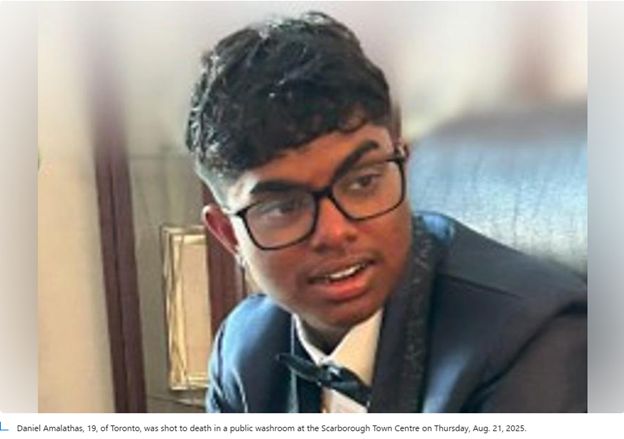 Daniel Amalathas Obituary: Toronto Mourns 19-Year-Old Killed in Scarborough Town Centre Shooting