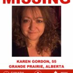 MISSING PERSON ALERT: Karen Gordon, 55, Last Seen in Grande Prairie, Alberta